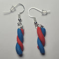 Red And Blue Earrings