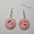 Pink Sugar Cookie Earrings