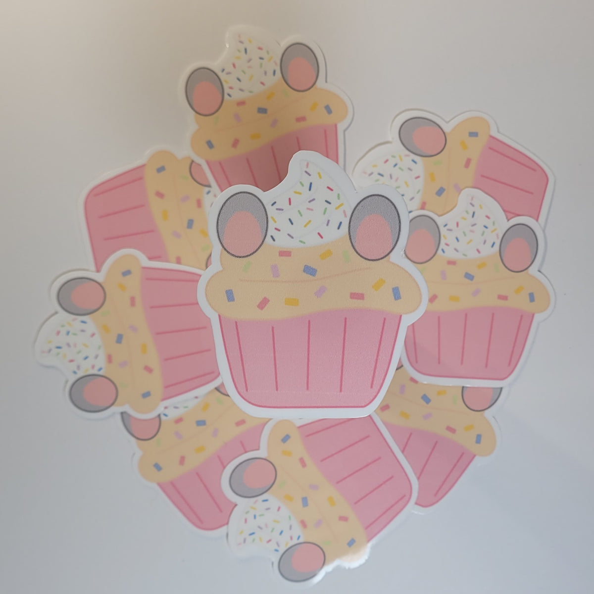 Rat Cupcake Sticker