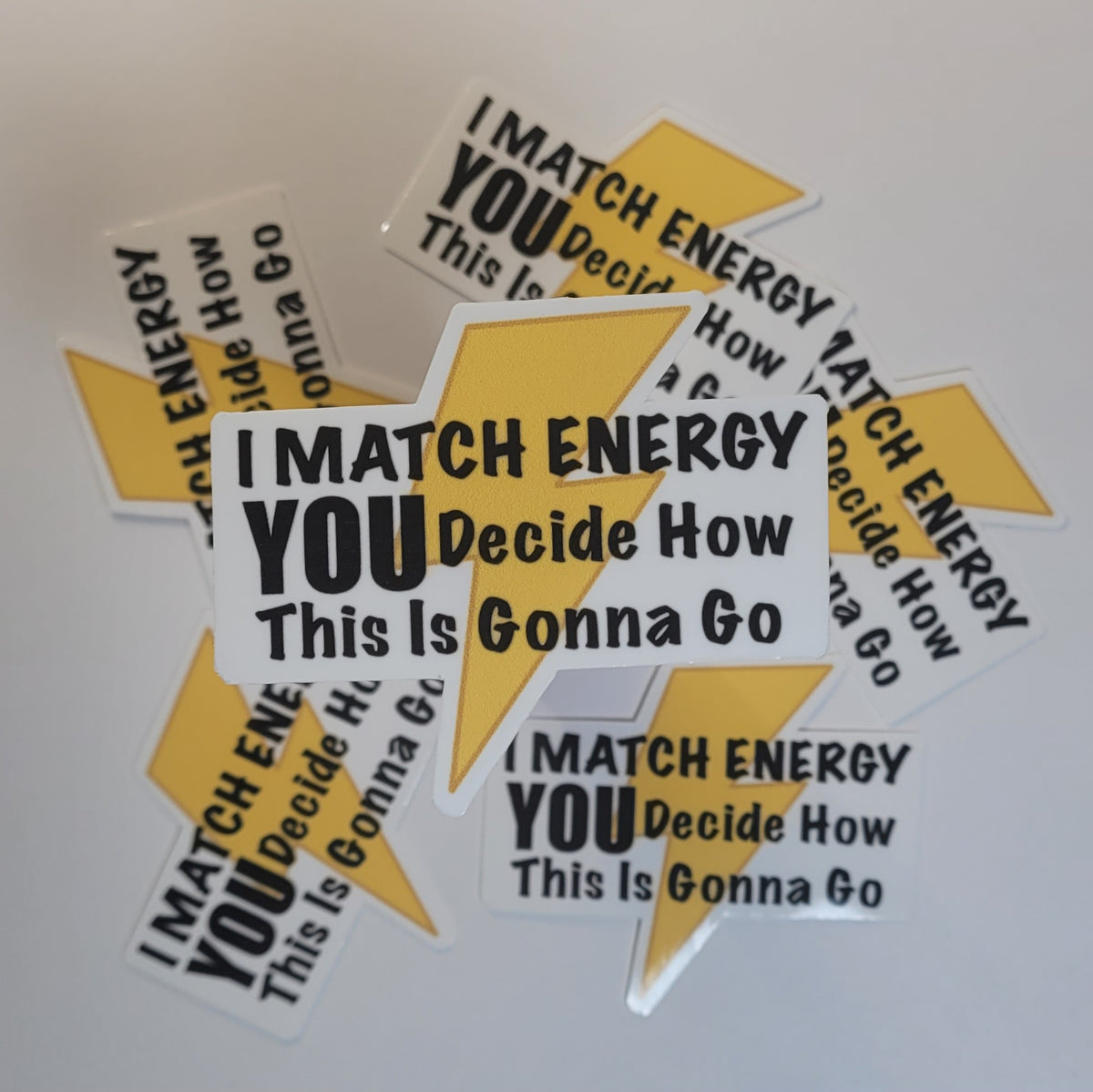 I Match Energy Sticker