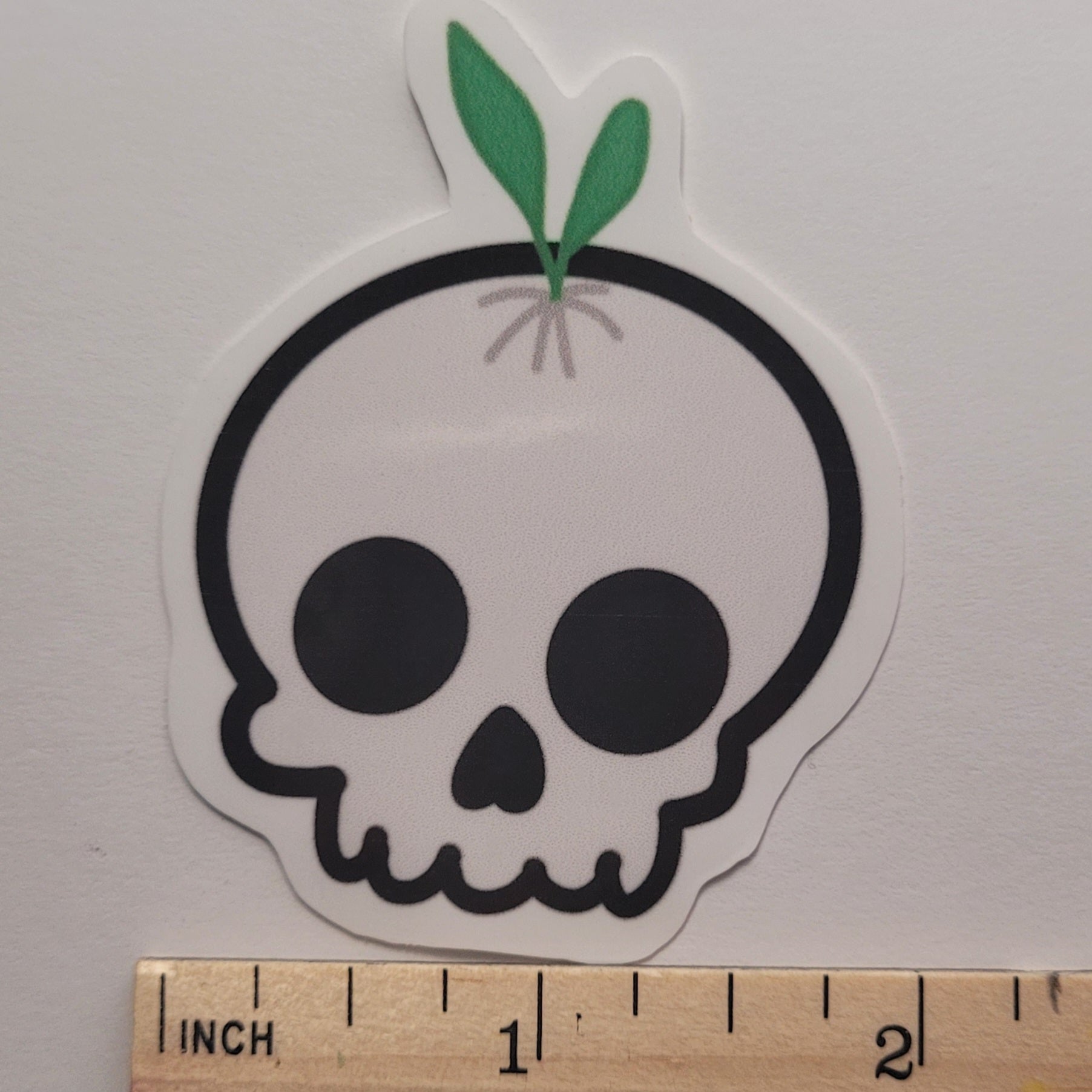 Skull Plant Sticker
