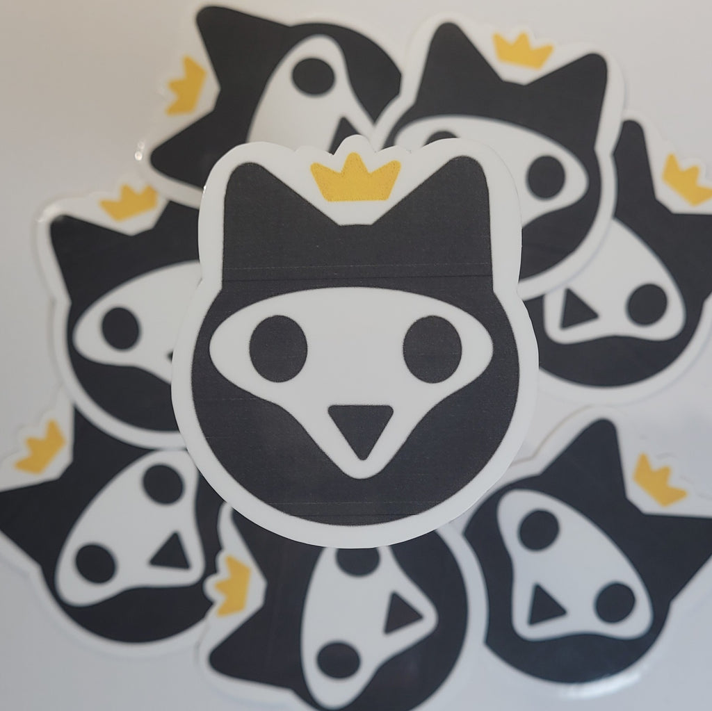 Skull Cat Sticker