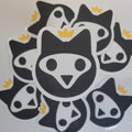 Skull Cat Sticker