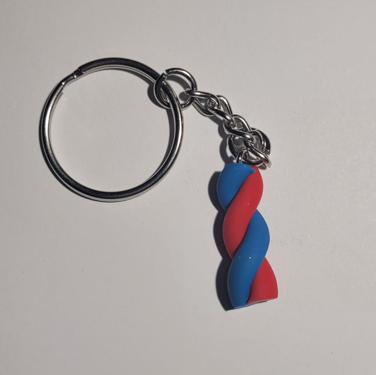 Red And Blue Keychain