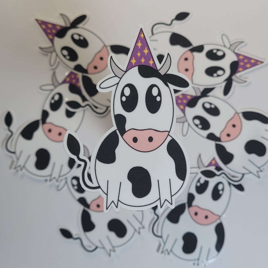 Fantasy Cow Sticker